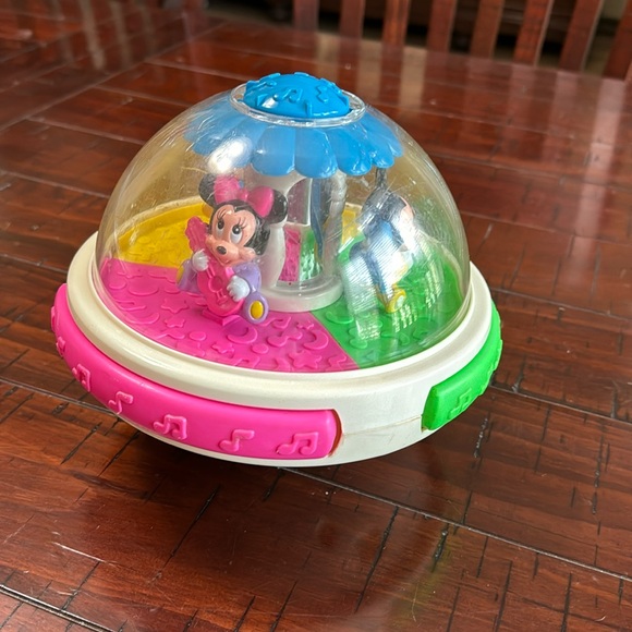 Disney Melody Lights Go-Round Baby Mickey Donald Minnie AGES 3-24 Months Vintage - Picture 1 of 6